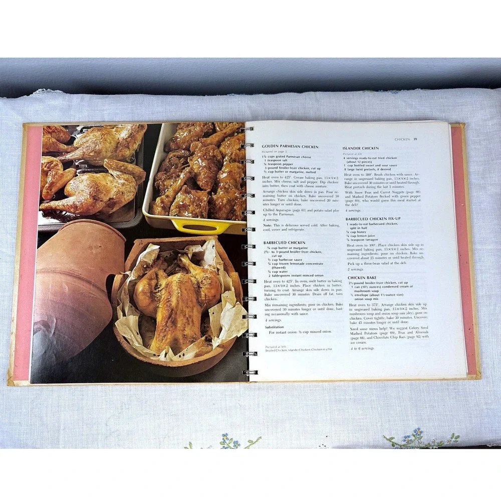 Vintage Betty Crocker Good and Easy Cookbook 1970s Spiral Bound Revised Edition